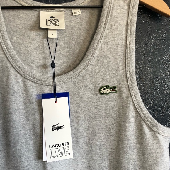 Lacoste | unisex grey tank - Picture 2 of 4